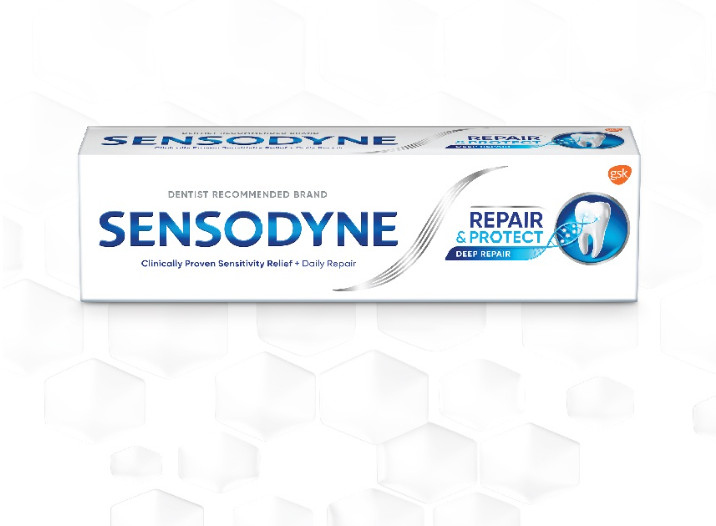 Kem đánh răng SENSODYNE Repair & Protect - Bảo vệ răng nhạy cảm 