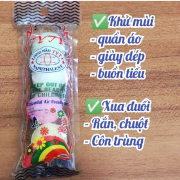 Long Não, băng phiến thơm TYTY gói 100g-Khử mùi, đuổi côn Trùng, chống ẩm mốc