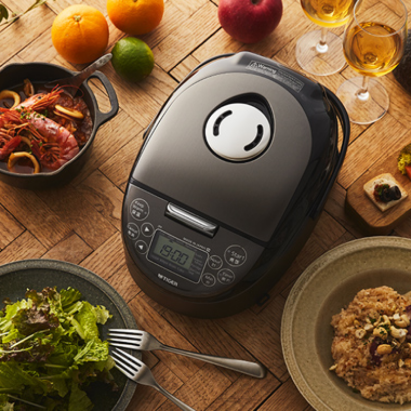 Nồi Cơm Điện Tử Cao Tần Tiger 3 Trong 1 JPF-A55W [0.54L] - Hàng Chính Hãng