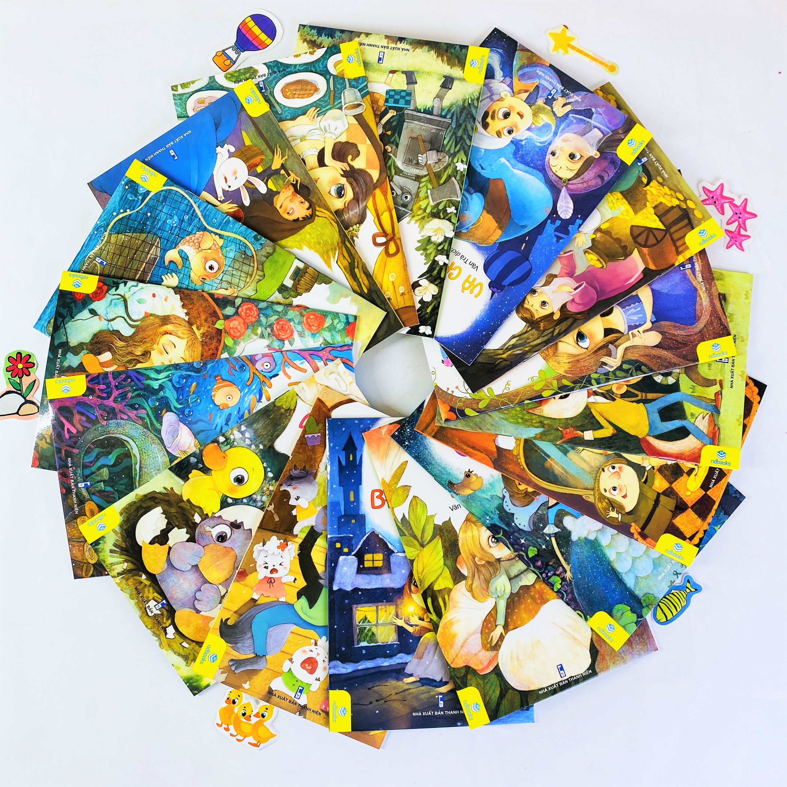 Sách - Combo 20 cuốn Những Câu Chuyện Cổ Tích Đáng Yêu - Song Ngữ Anh Việt - ndbooks