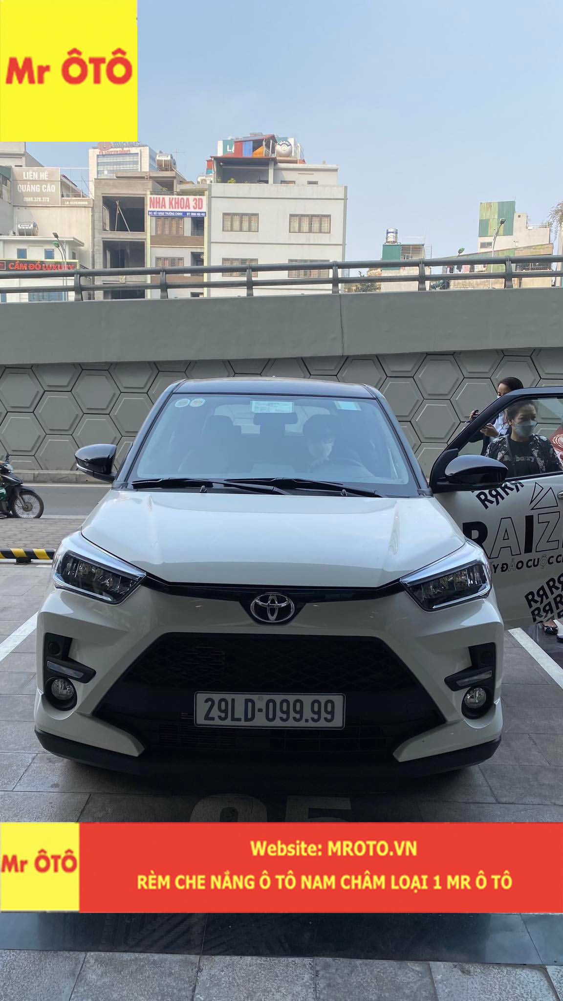 Rèm Che Nắng Xe Toyota Raize Hàng Loại 1 Chuẩn From, Dày Dặn
