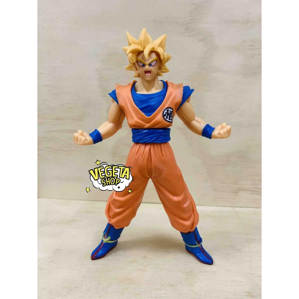 Mô hình Dragon Ball Z - Mô hình Songoku Son Goku Super Saiyan SSJ - Goku tóc vàng - Cao 18cm