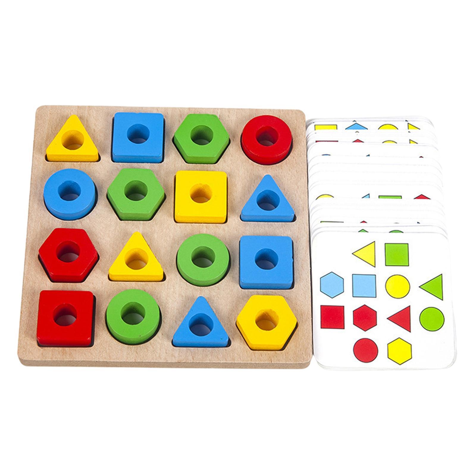 Educational Toys Shape Recognition Puzzle Toys Children Toddlers Girls