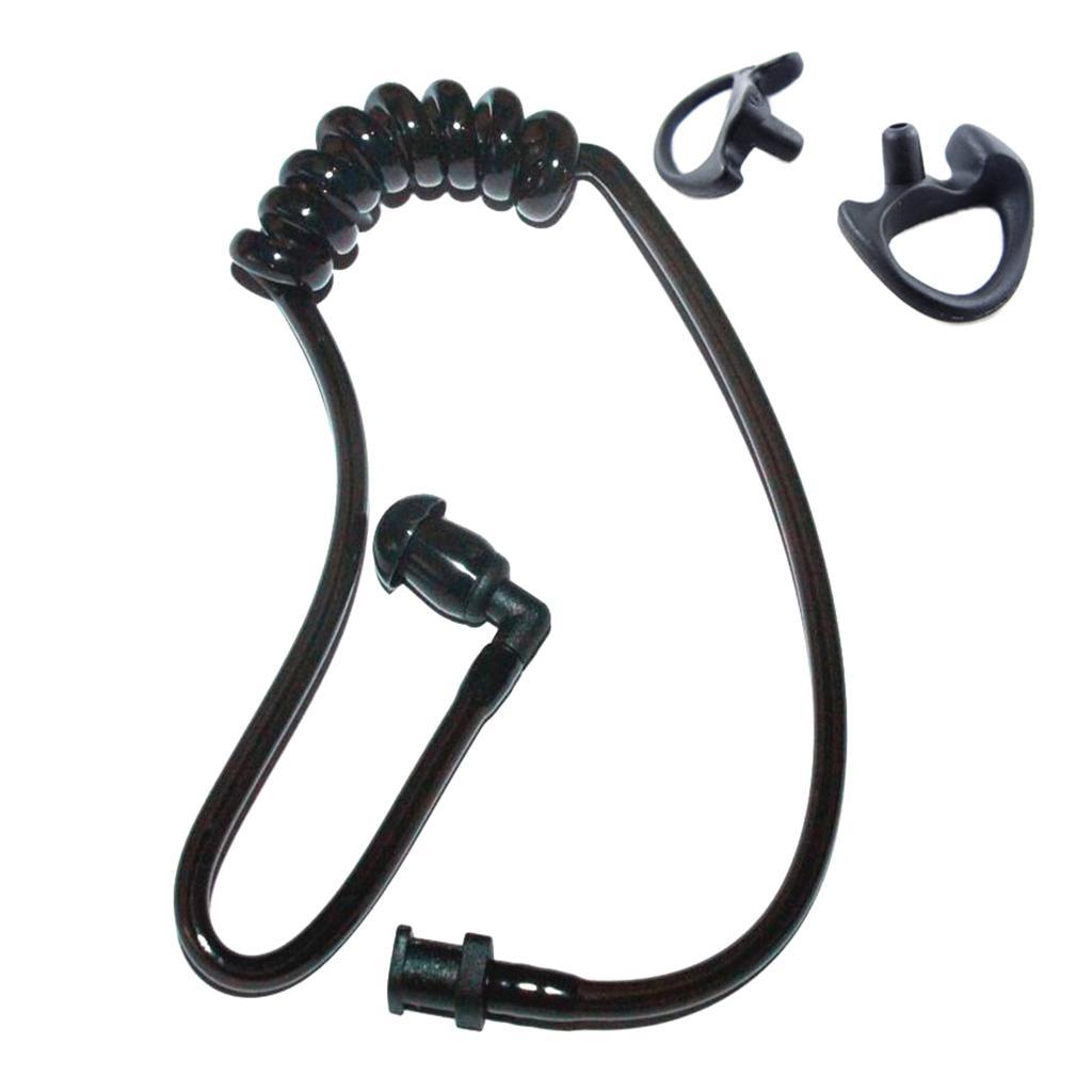 3x Replacement Acoustic Coil Tube with S+M+L Earbuds for 2 Way Radio