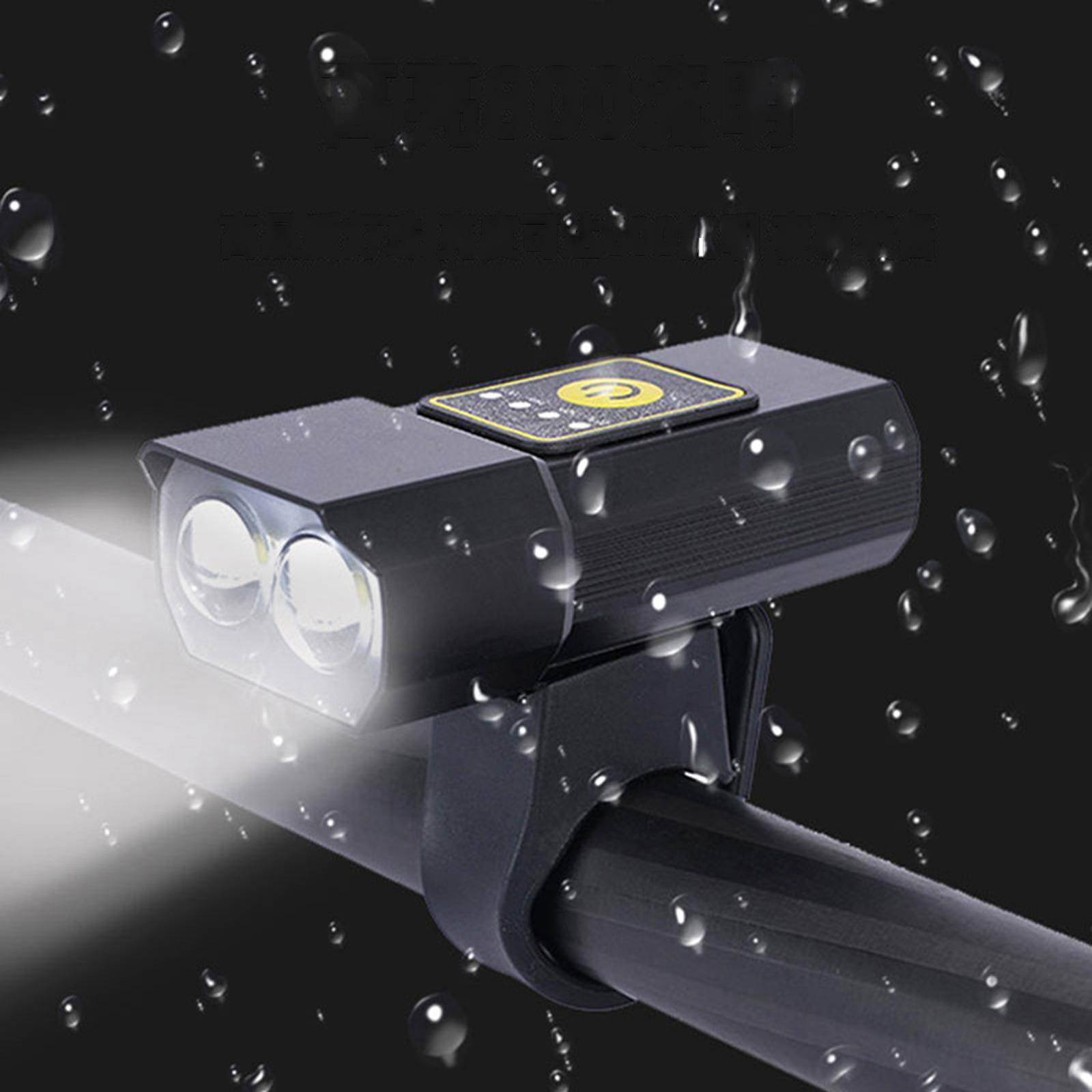 800LM Bike Front Light USB Rechargable Lamp Flashlight Headlight