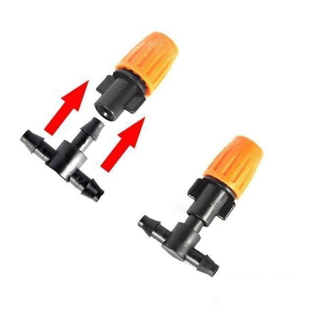 5-50 đầu tưới phun sương - béc phun sương 1 cửa điều chỉnh được lưu lượng nước