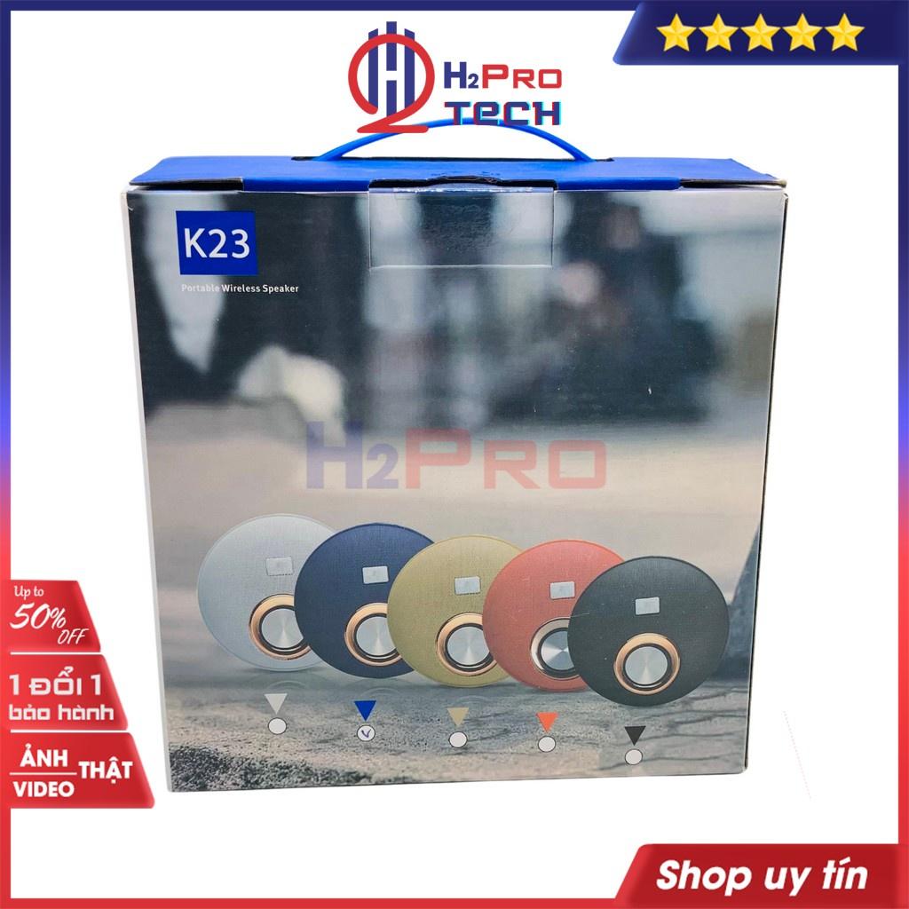 Loa bluetooth mini, loa nghe nhạc giá rẻ K23 10W nghe nhạc hay, Bluetooth, USB, thẻ nhớ -H2pro tech