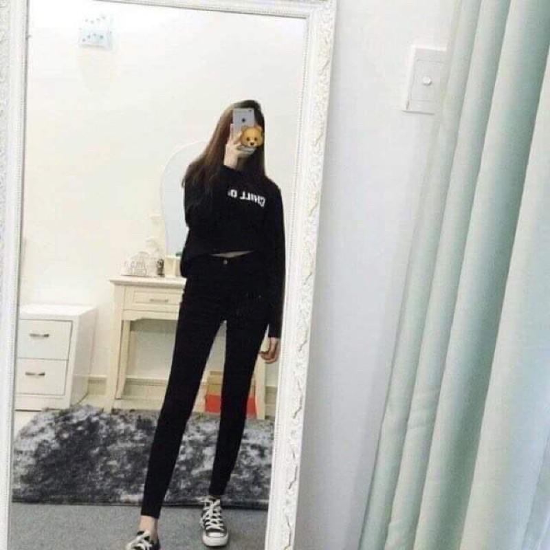 Quần jeans đen vnxk