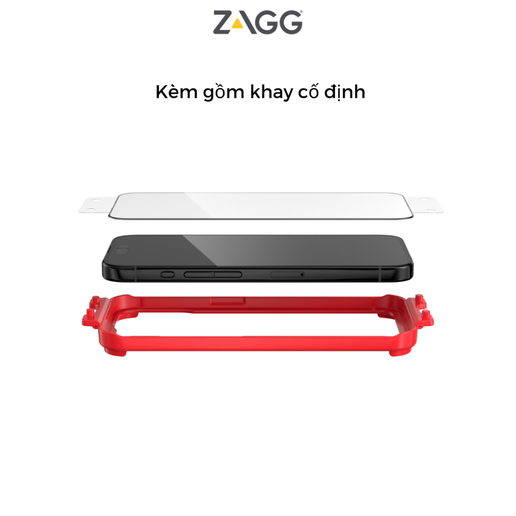 Kính dán màn hình iP 15 Series - ZAGG Plus Edge - 100112432 - Hàng Chính Hãng