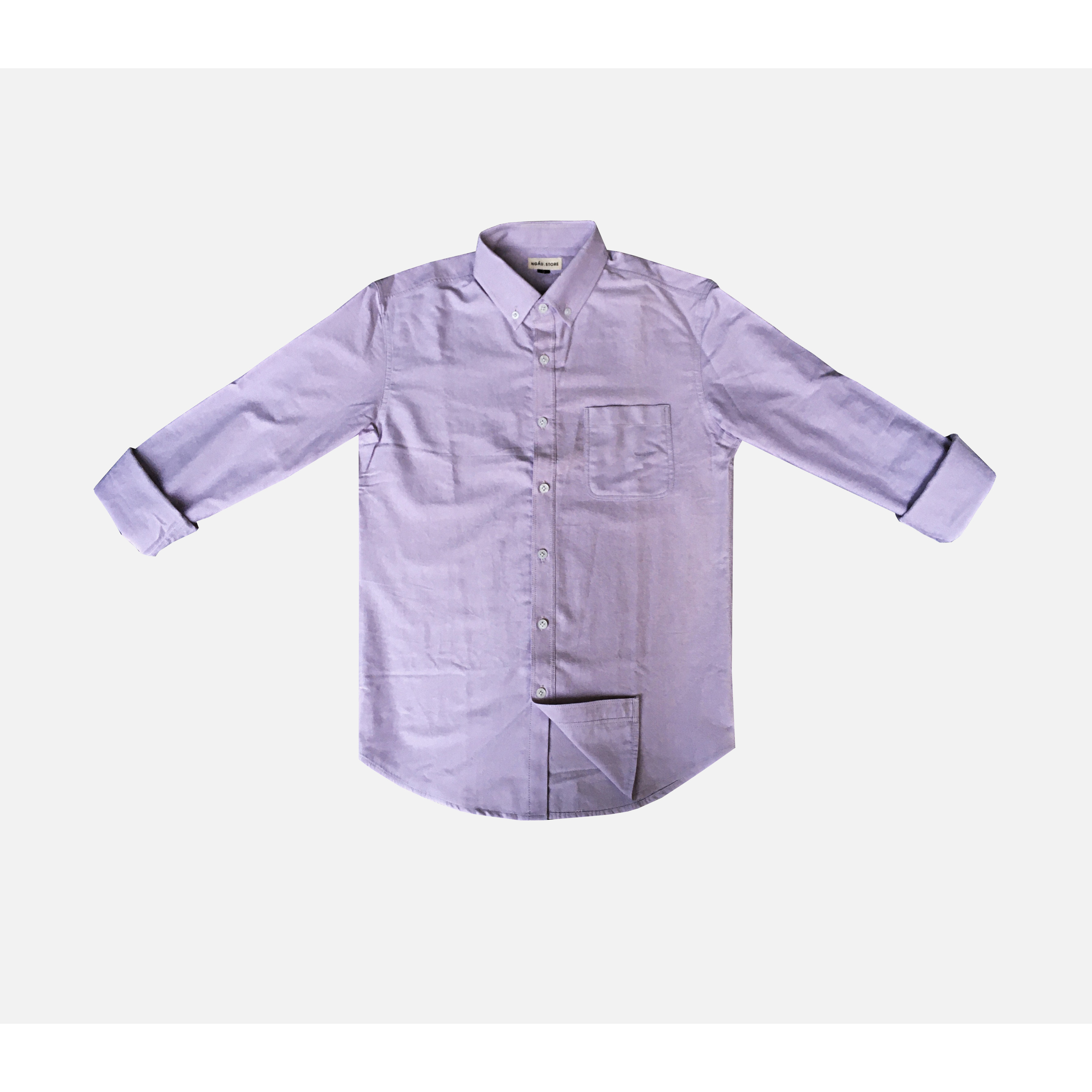 Áo sơ mi nam dài tay vải oxford 100% cotton mềm, mịn, thấm hút mồ hôi tốt, tông màu trơn cơ bản, lịch sự, gọn gàng, kiểu dáng slim suông gọn trẻ trung nam tính