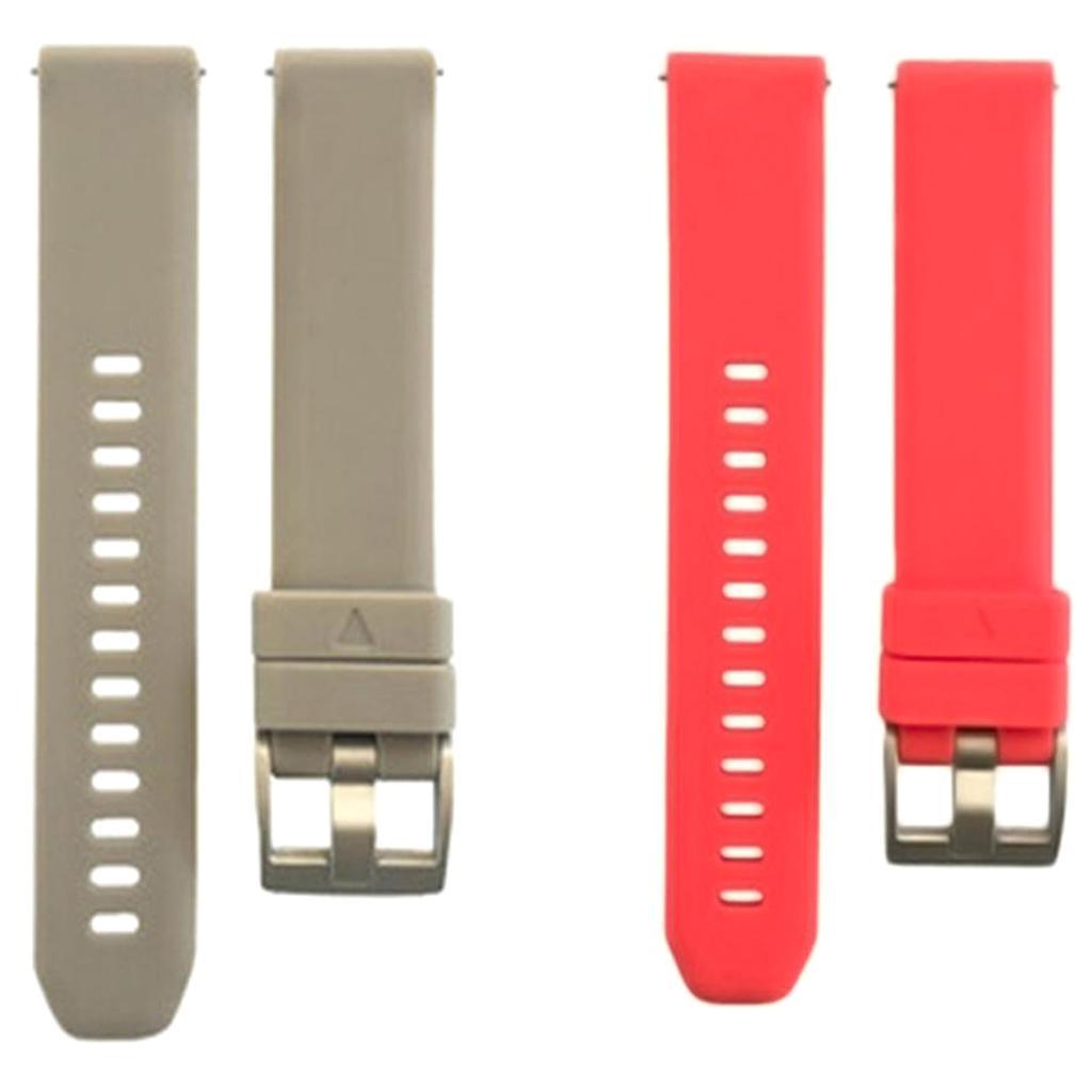 2x Sport Silicone Bracelet Watch Band Strap Durable for Garmin Vivoactive 3