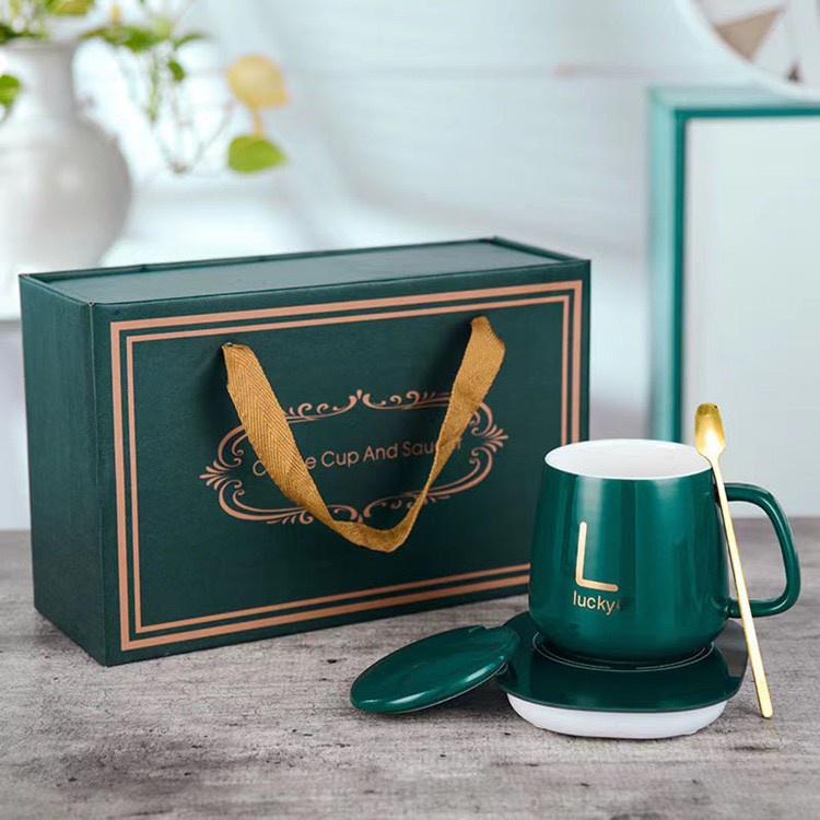 Bộ đế cốc hâm nóng cafe sữa trà đồ uống đa năng 55 Độ giữ nhiệt 24h