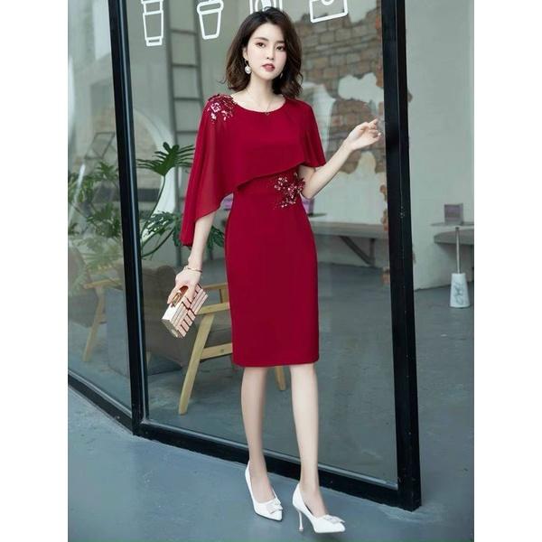 ĐẦM BODY THÊU CỔ CÁCH ĐIỆU CAO CẤP