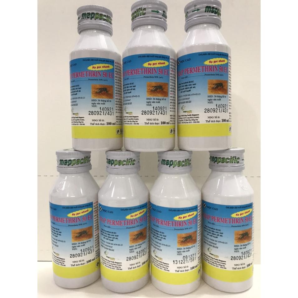 Thuốc diệt muỗi Map Permethrin 50 EC phòng chống sốt huyết, được sử dụng rộng rãi trong y tế .