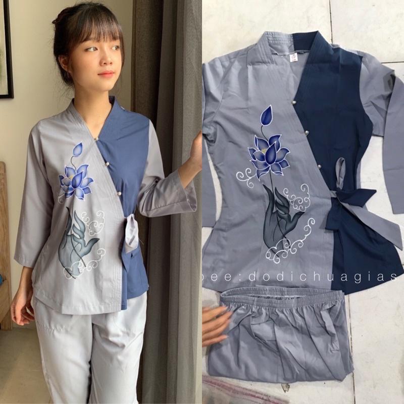 Đồ Đi Chùa # Bà Lai Phối Nơ # Quần Áo Nữ # Đồ Bộ Nữ