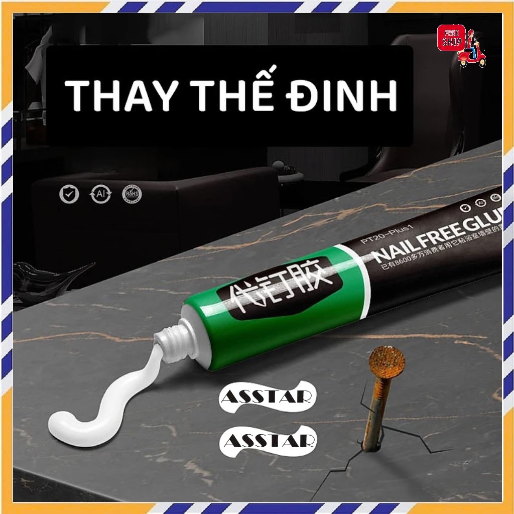 Keo Dính Nhật Bản Chính Hãng, Dán Trên Mọi Bề Mặt Thay, Thế Đinh 60g - Hàng Chính Hãng