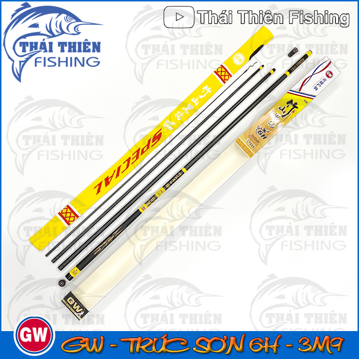 Cần Câu Tay Carbon GW Trúc Sơn Độ Cứng 6h 3m9 Bản Đặc Biệt 2021