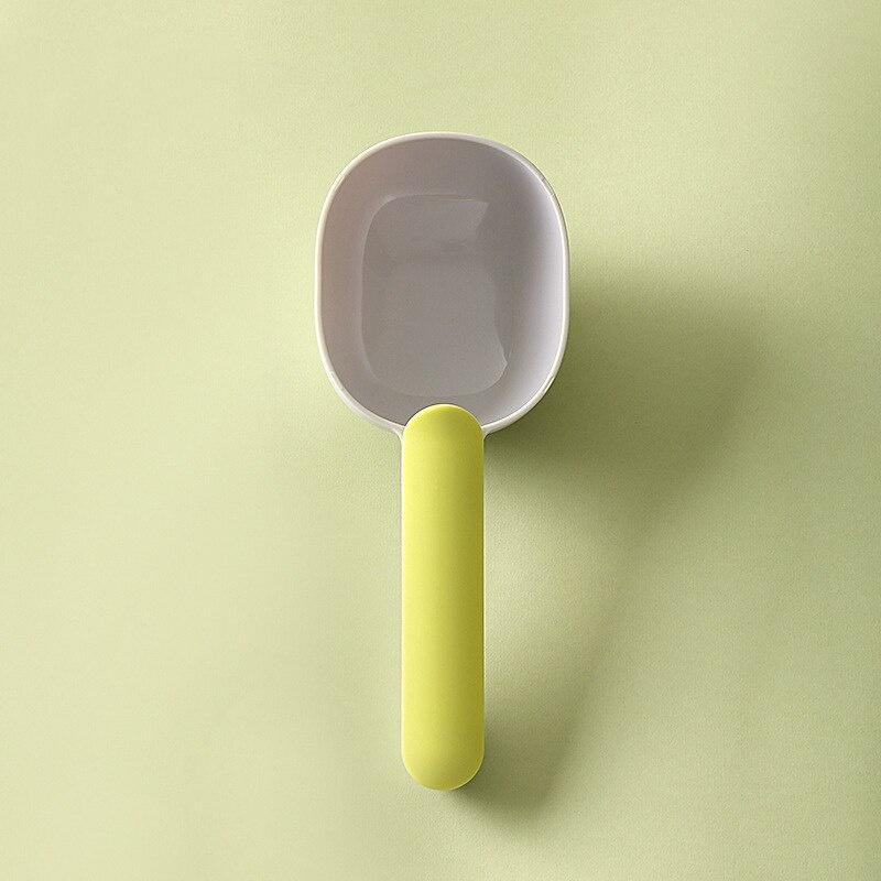 Plastic Rice Spoon Powder Scoop Rice Spice Flour Large Sealing Scoop Shovel Kitchen Tools Kitchenware Coarse Grains With Clip