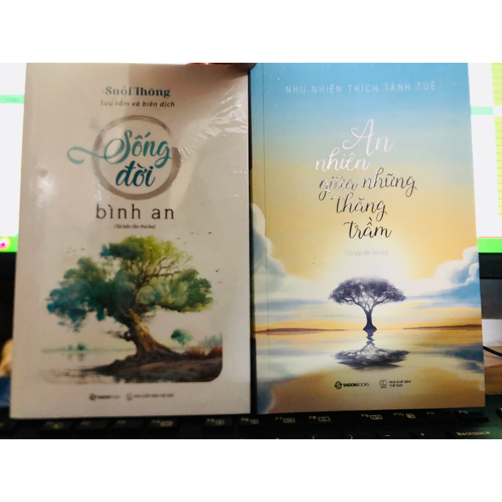Sách - Combo 2 Cuốn Không Diệt Không Sinh Đừng Sợ Hãi Và An Nhiên Giữa Những Thăng Trầm