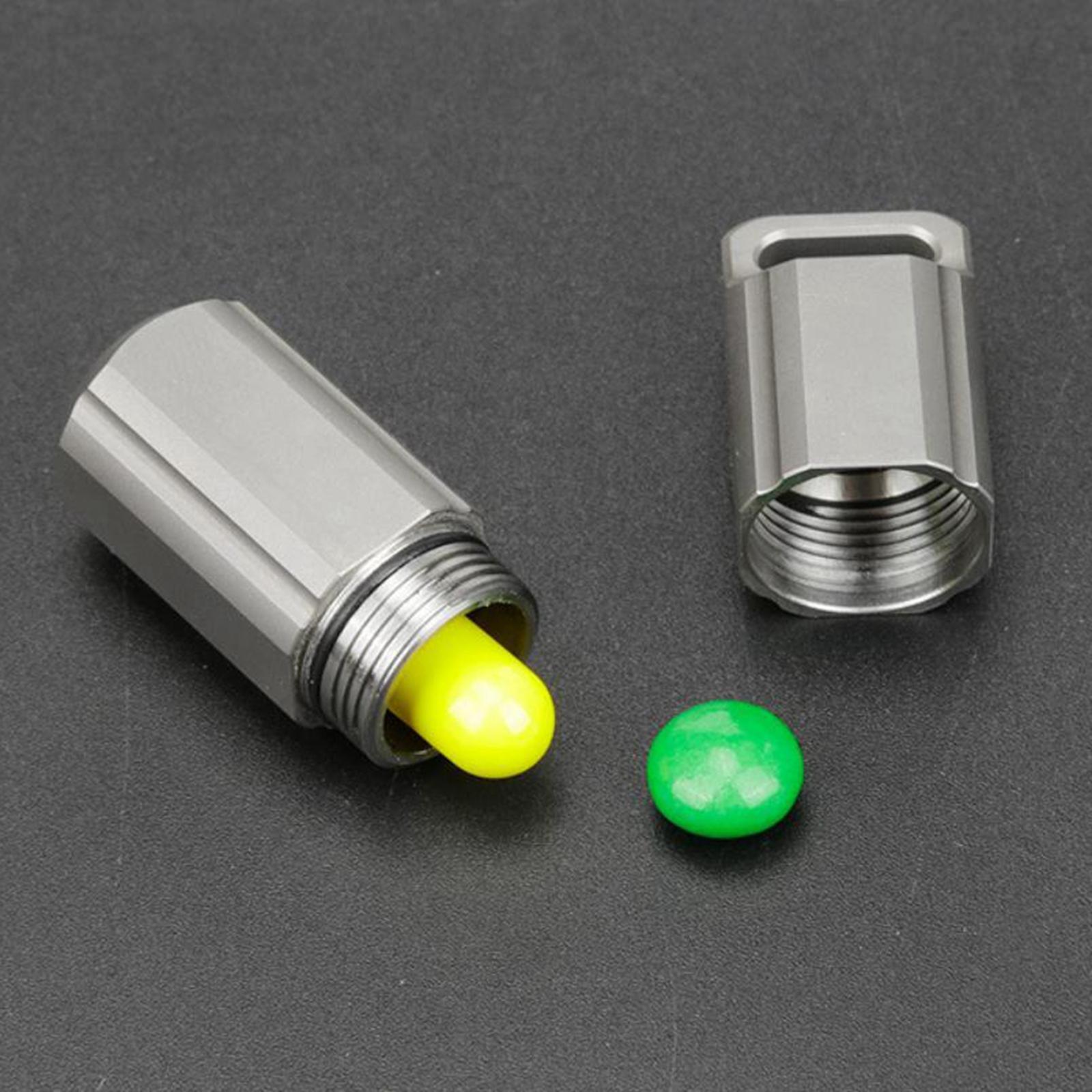 Mini Sealed  Case Capsule  Bottle  Holder  Box for Purse