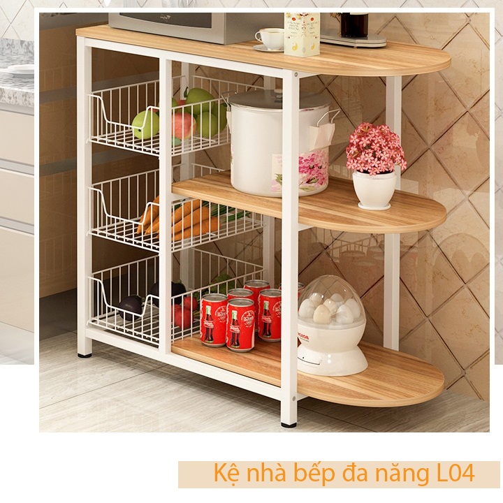 Kệ để đồ nhà bếp phòng khách đa năng OCL04