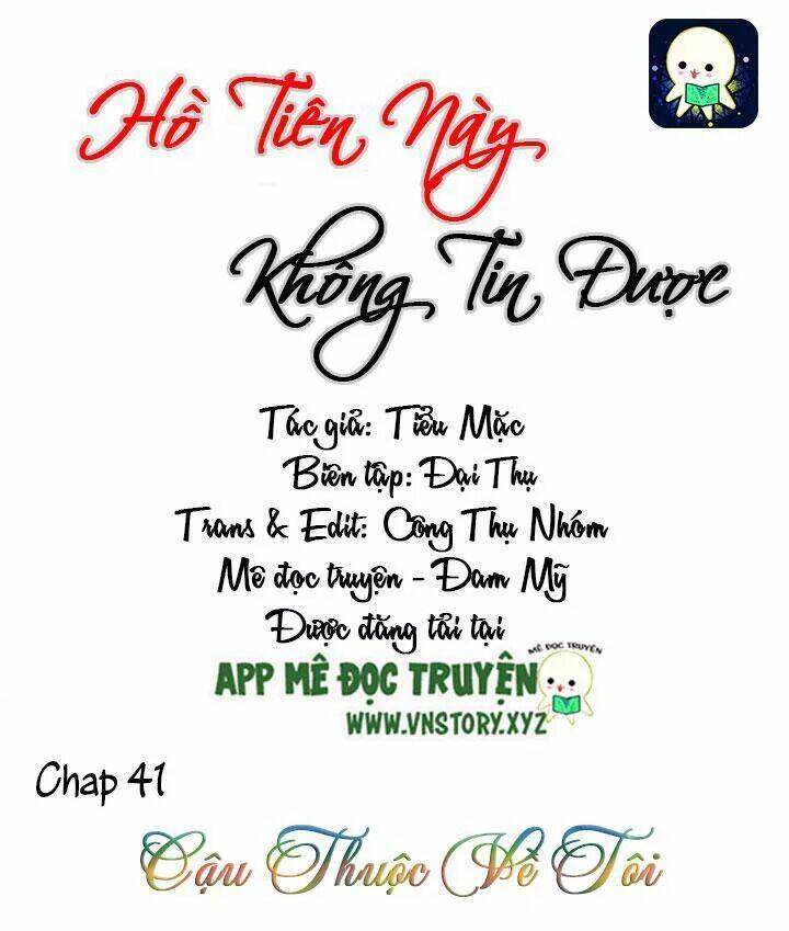 hồ tiên này không tin được chapter 41 2