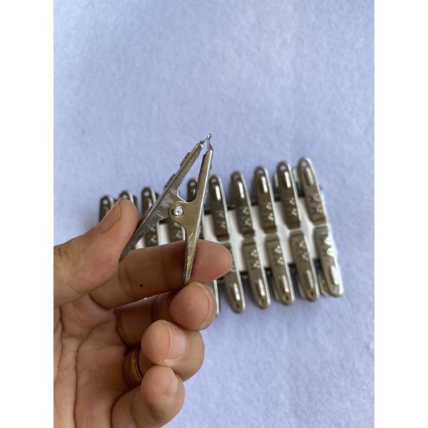 Vỉ 20 kẹp quần áo inox cao cấp không rỉ
