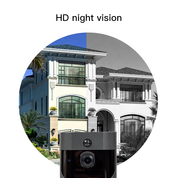 Chuông cửa Camera Smart Homesheel Doorbell 007C - Màu đen - Hàng chính hãng