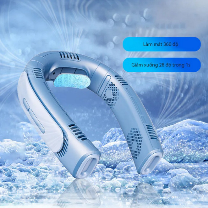 Quạt Đeo Cổ ICE ENGINE 05 FIVE-CORE ICE SENSING WEARABLE AIR CONDITIONER - Home and Garden