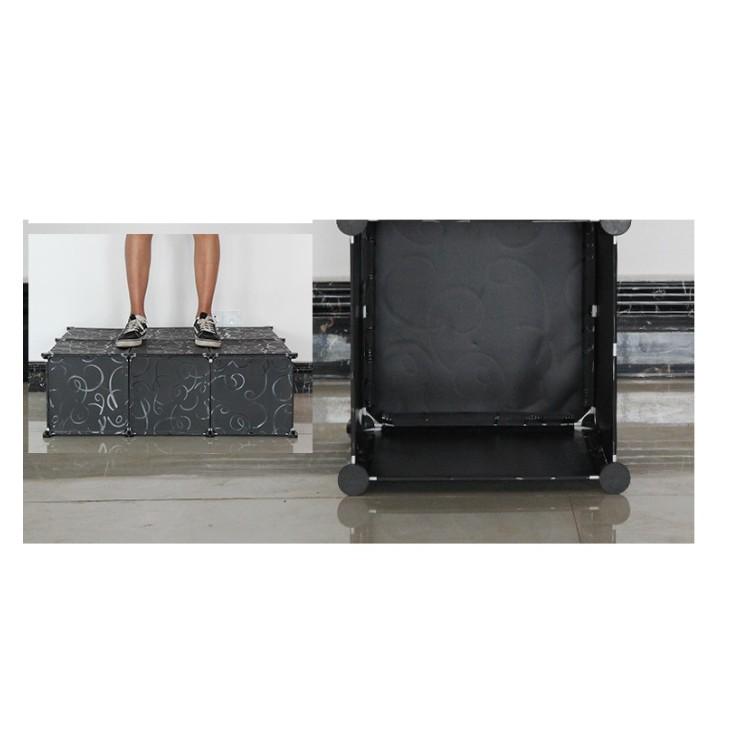 TỔNG KHO TỦ NHỰA LẮP GHÉP ĐỂ GIÀY 4 Ô CỬA TRẮNG ĐỤC