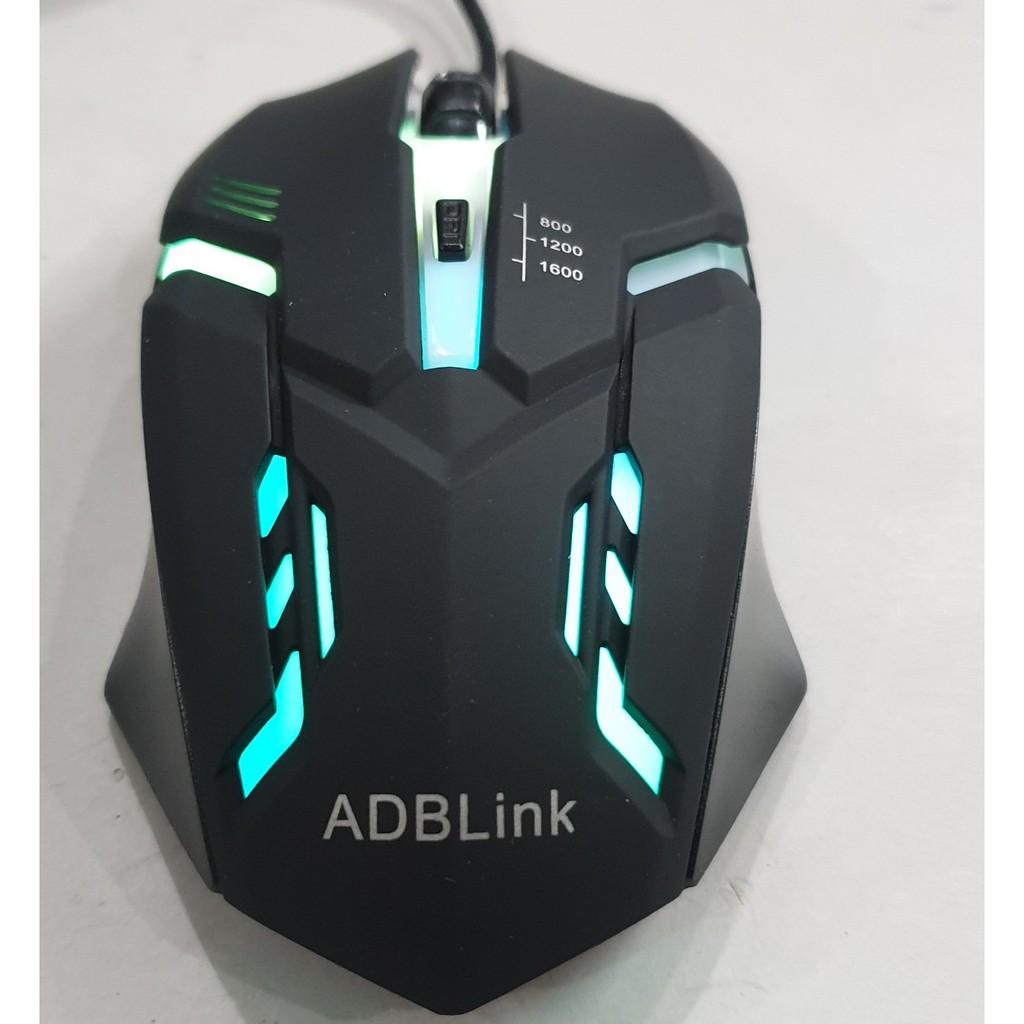 Chuột Quang Máy Tính Chơi Game ADB Link Có Dây Model K2 Led Đổi Màu