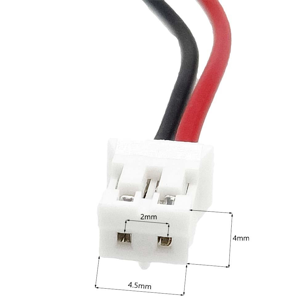 1 Cái 3.7V 1700mAh 112852 Pin Lithium Polymer Ion Đầu nối JST 2.0mm