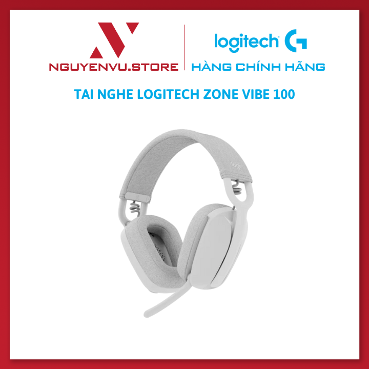 Tai nghe không dây Logitech Zone Vibe 100 - Hàng chính hãng