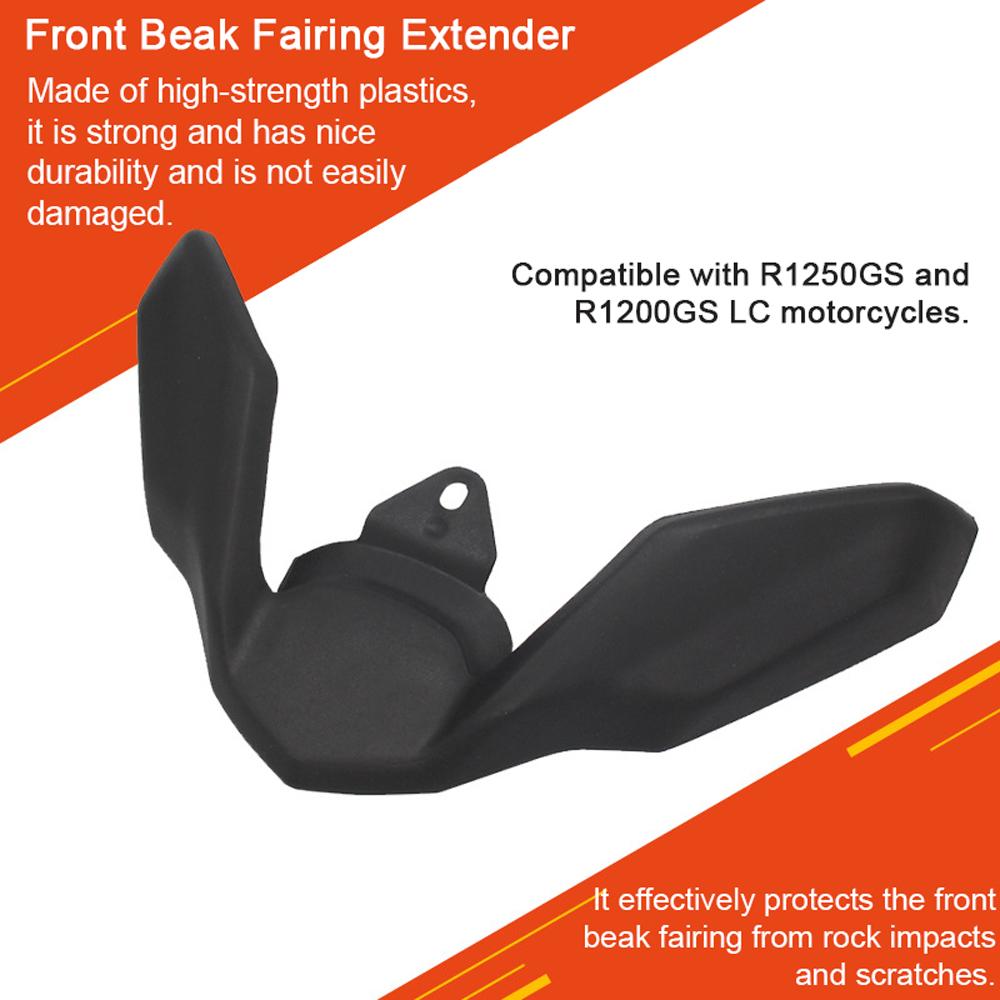 Motorcycle Front Beak Fairing Extension Wheel Extender Cover Modified Accessory Replacement for R1250GS R1200GS LC ADV