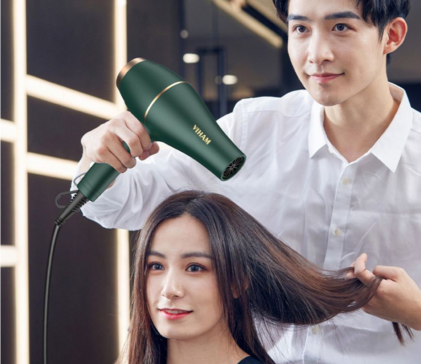 Máy Sấy Tóc VIHAM, 3 Chế Độ Nóng - Lạnh, Công Suất 3500W, Động Cơ AC Tạo Sức Gió Cực Mạnh, Tặng 3 Món Phụ Kiện - Hàng Chính Hãng