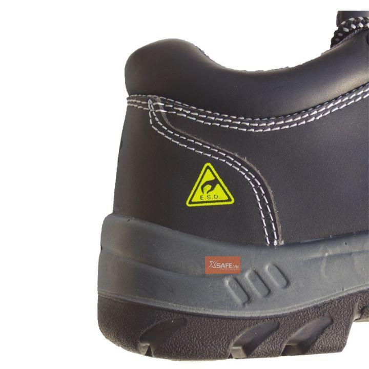 Giày bảo hộ lao động nam Jogger Aura S3 ESD SRC da bò cao cấp, cấu tạo phi kim, chống trượt, chống tính điện ESD