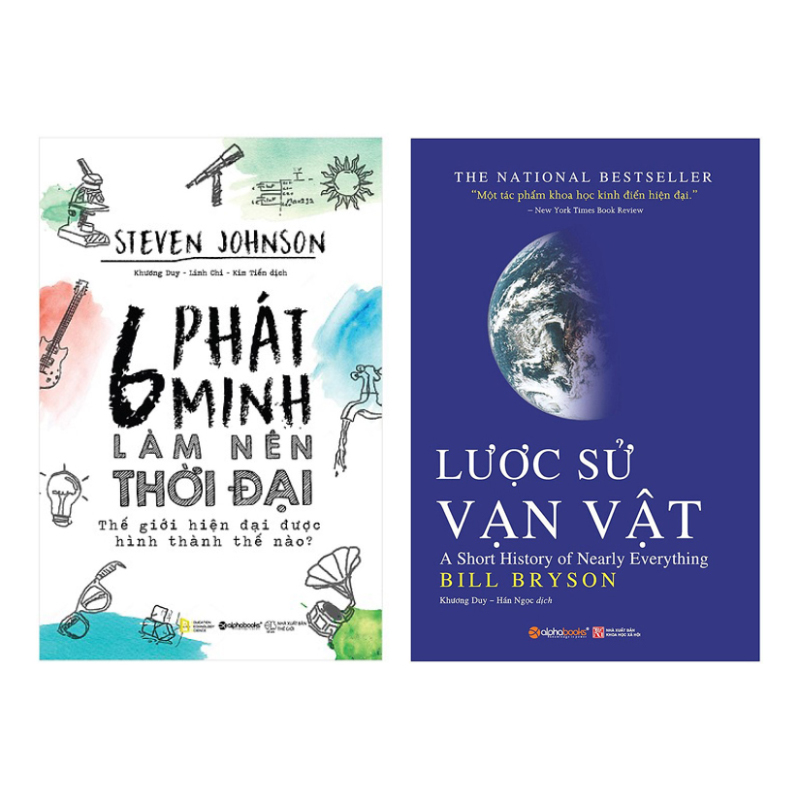 Combo 6 Phát Minh Làm Nên Thời Đại + Lược Sử Vạn Vật