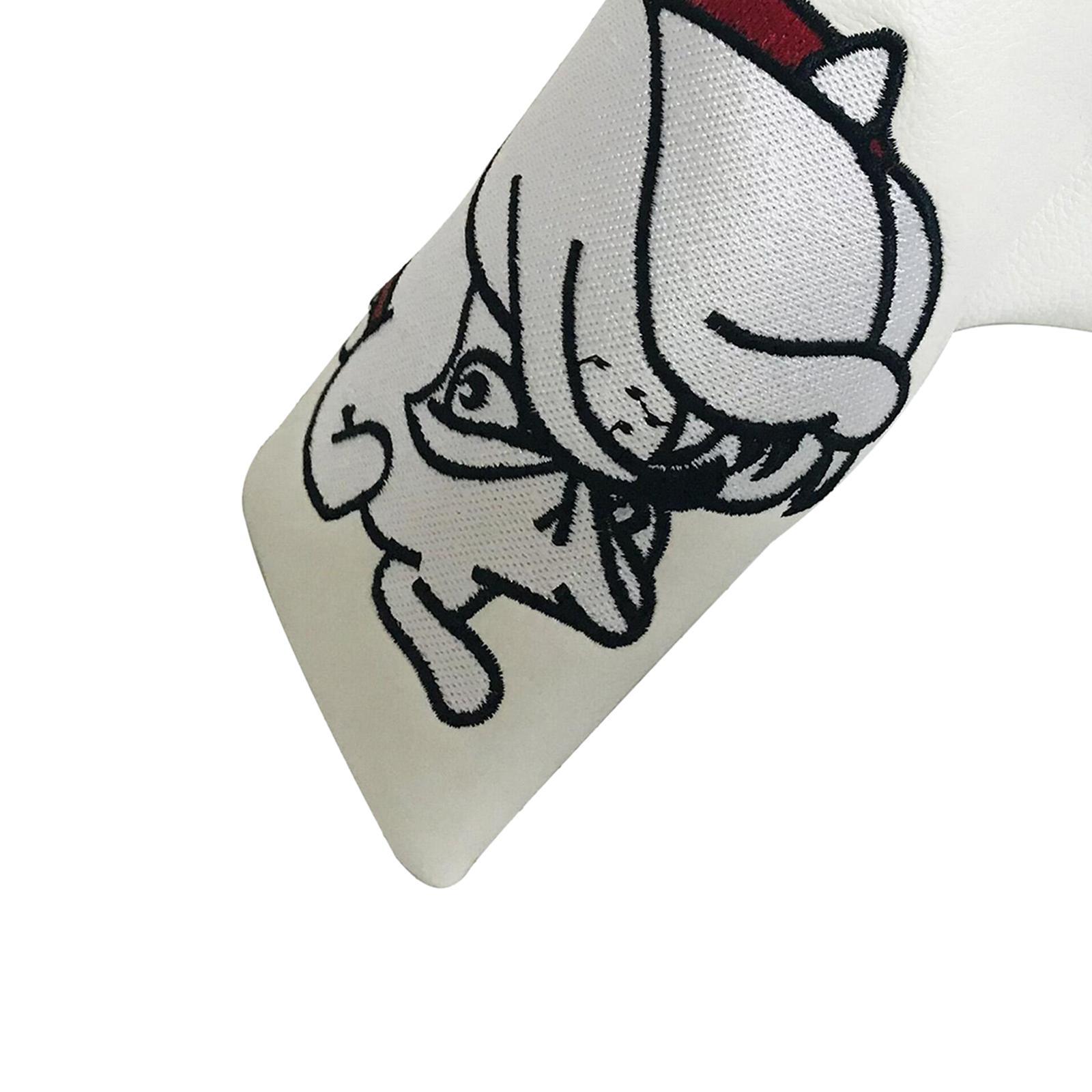 2x Golf Headcover Putter  Head Cover Waterproof Protective Sleeve