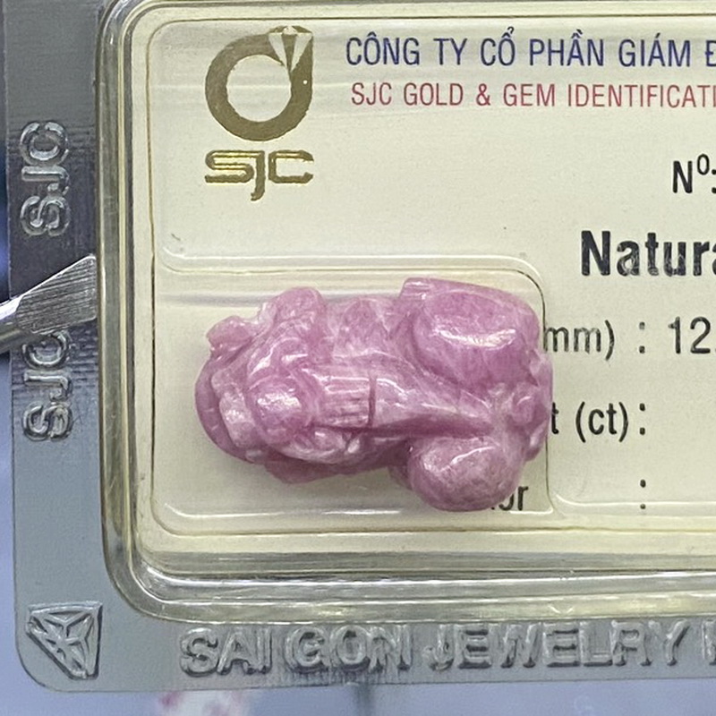 Tỳ Hưu Đá Ruby Kiểm Định Tự Nhiên Phong Thuỷ