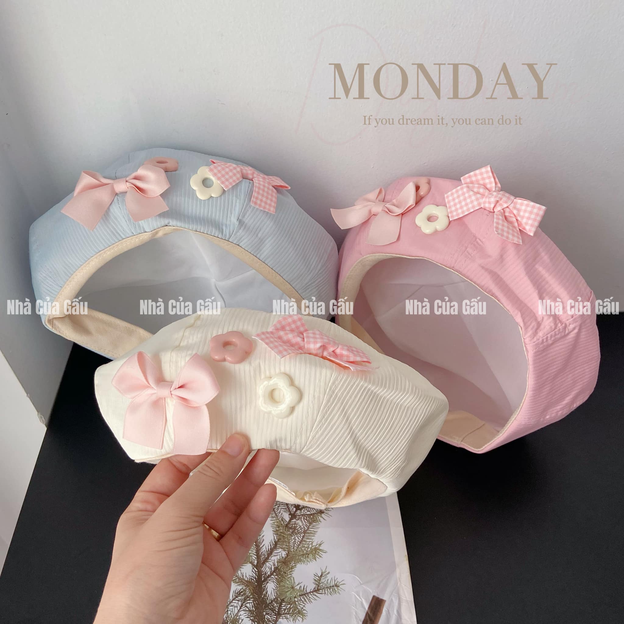 Mũ nồi beret lolita kẹo ngọt siêu dễ thương