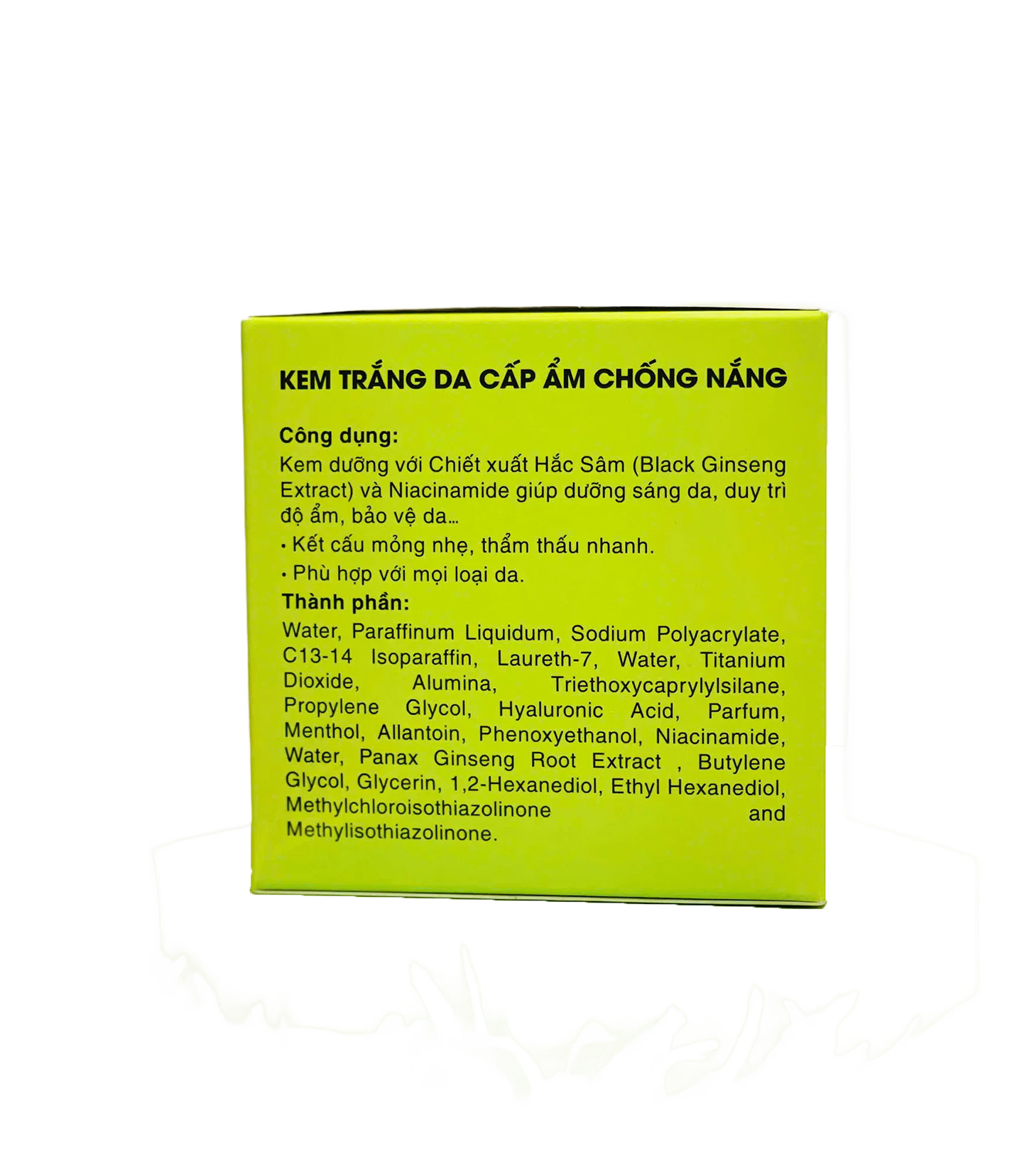 Kem trắng da cấp ẩm chống nắng 30ml Goskin (Kem Lotion)
