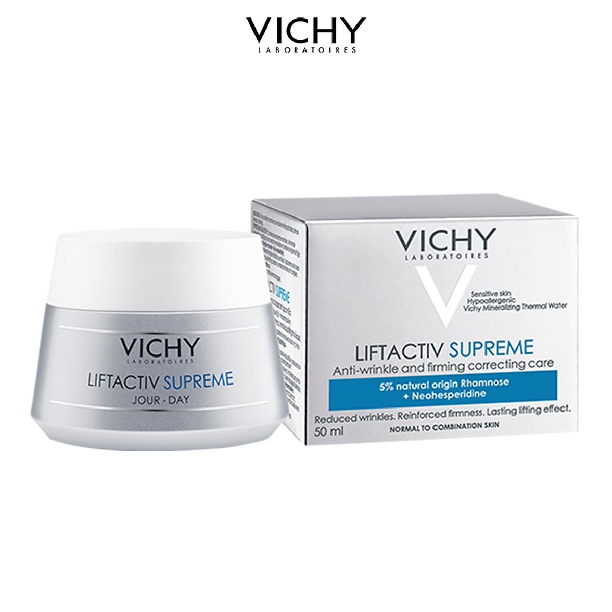 Kem Dưỡng Chống Nhăn Và Săn Chắc Da Ban Ngày VICHY Liftactiv Day Supreme (50ml) + Quà Tặng