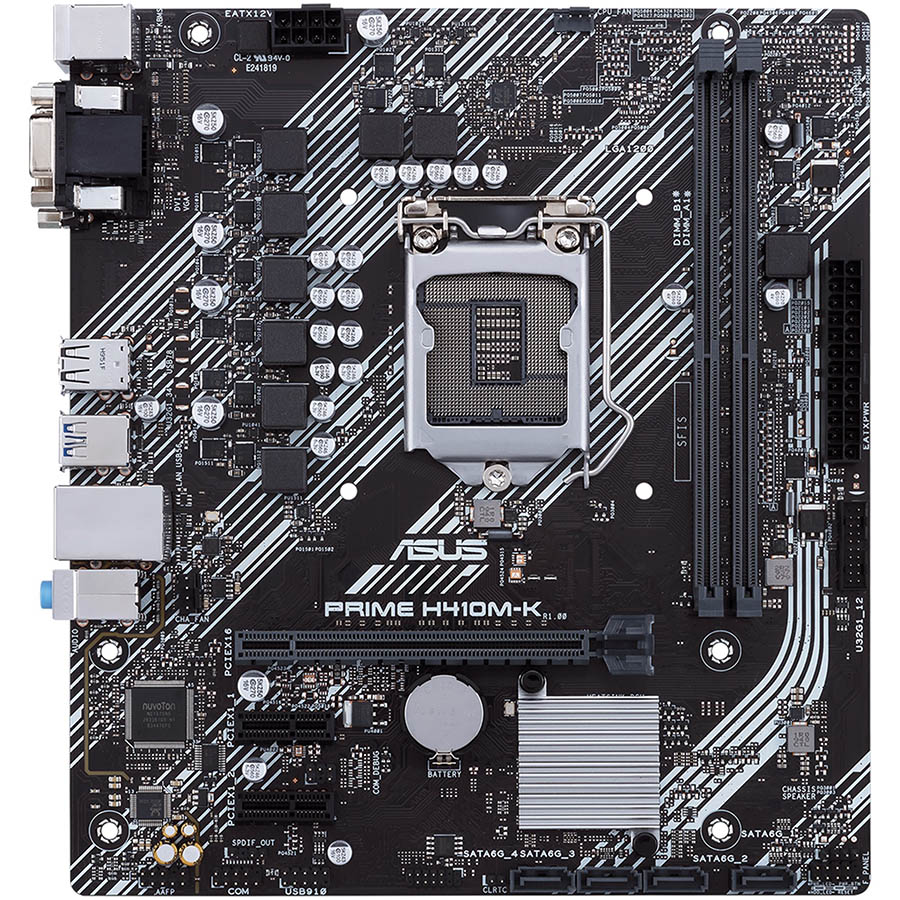 Bo Mạch Chủ Mainboard ASUS PRIME H410M-K - Hàng Chính Hãng