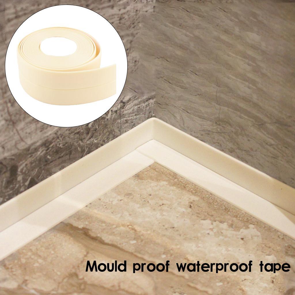 2x 3.2M Waterproof Sealing Tape Sealant Trim Bathroom Bathtub Toilet Repair