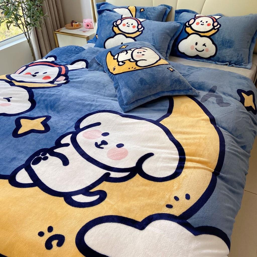 123 Sét Chăn Ga Gối Nỉ Nhung 5D HOT HIT Nhất 2021-PP