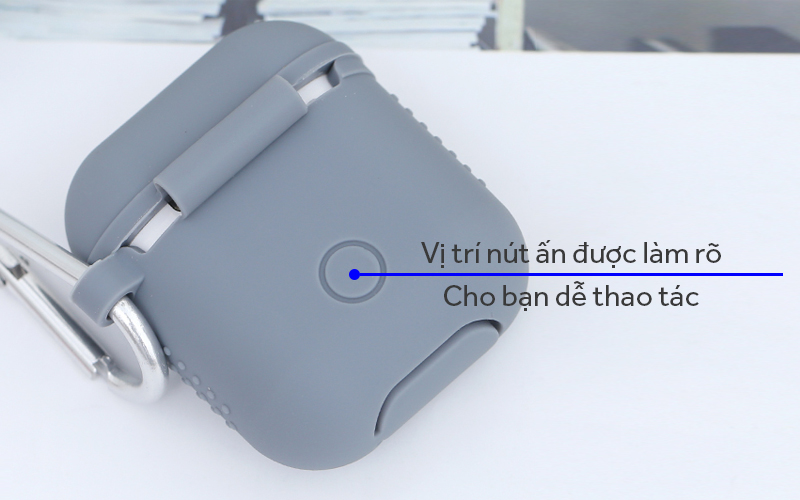 Vỏ bảo vệ bao đựng tai nghe case airpods 1, 2 chống va đập