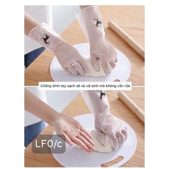 Gang tay cao su lót nỉ siêu dai