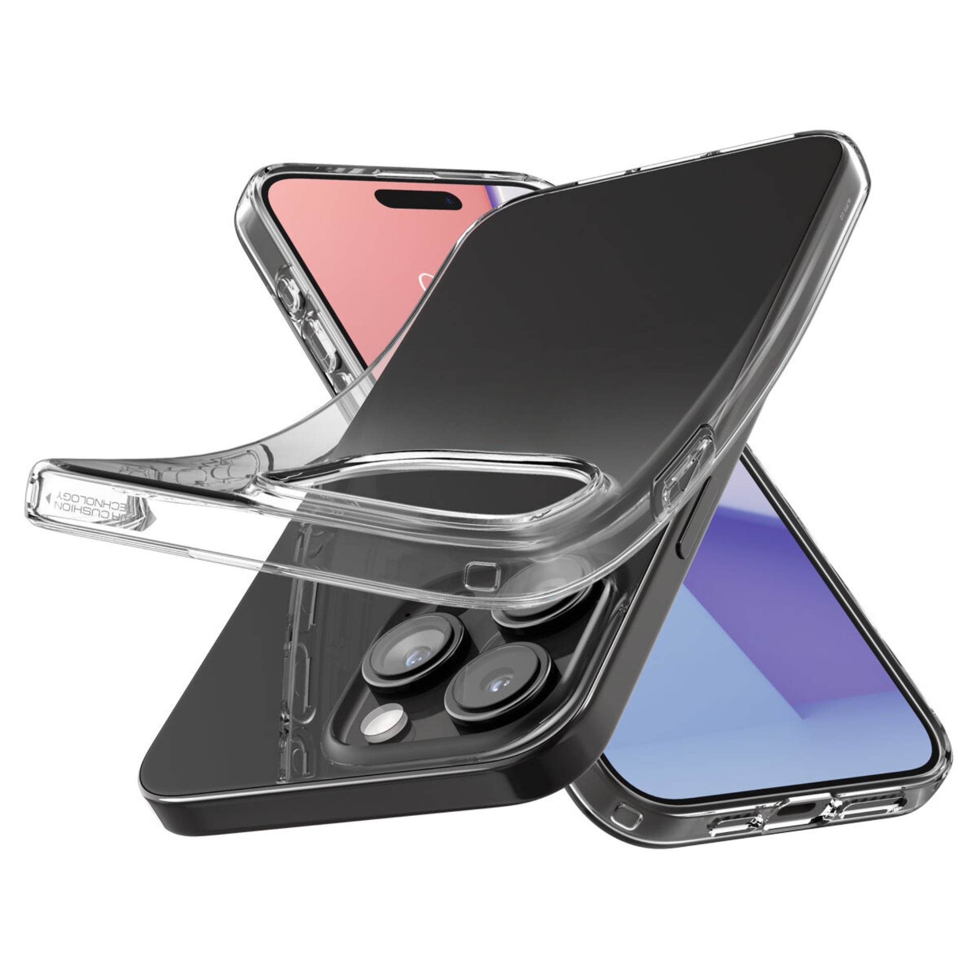 Ốp Lưng Dành Cho iPhone 15 ProMax/ iPhone 15 Pro/ iPhone 15 Plus/ iphone 15 SPIGEN LIQUID CRYSTAL CLEAR _ Hàng chính hãng