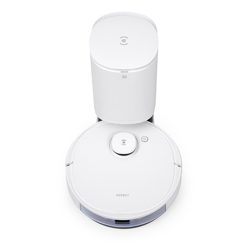 Robot hút bụi lau nhà Ecovacs Deebot N8 Pro Plus - Trắng Bản Quốc tế - App Tiếng Việt, hàng nhập khẩu chính hãng full VAT, bảo hành chính hãng 24 tháng bởi Vietnam Robotics, lực hút 2600Pa, thời gian hoạt động 3 giờ liên tục