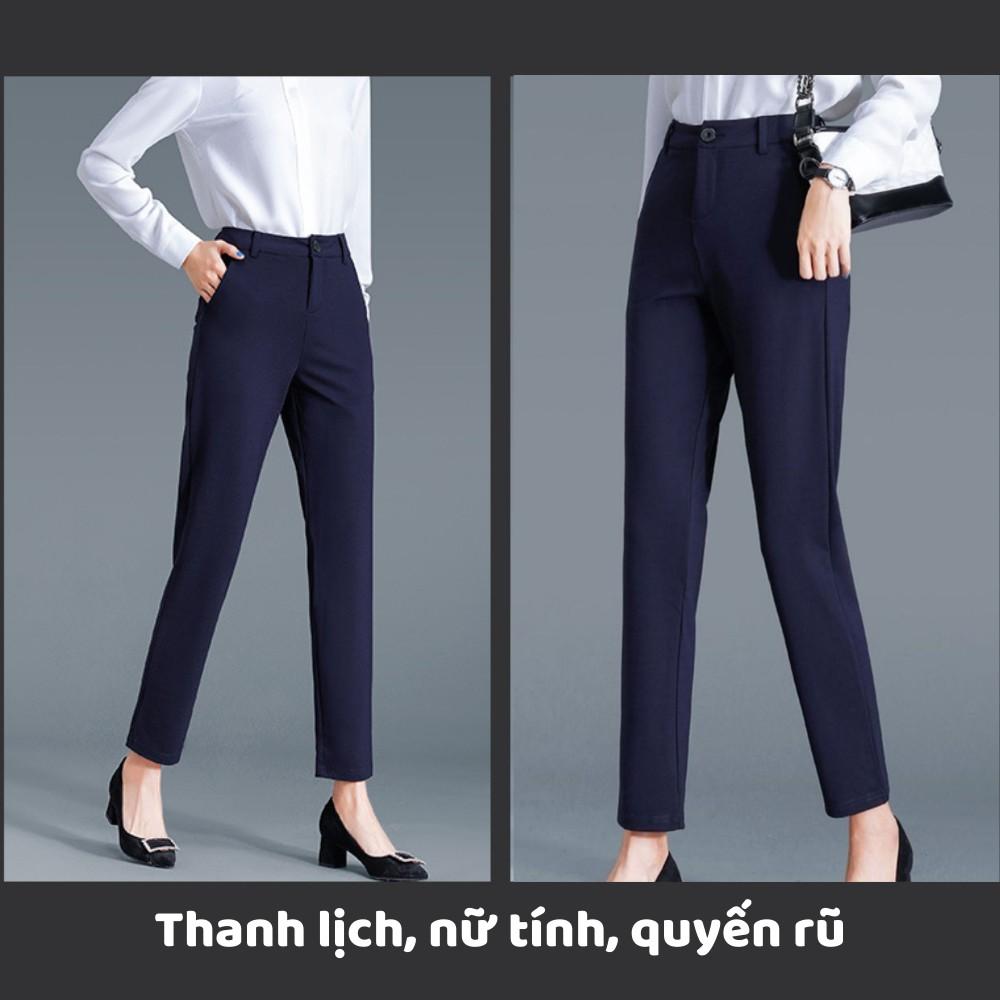 Quần Baggy Nữ Công Sở -Quần Tây , Chất Vải Sịn Loại 1 Mix Đồ Đi Làm - Đi Học- Đi Chơi - Tôn dáng,Thanh Lịch